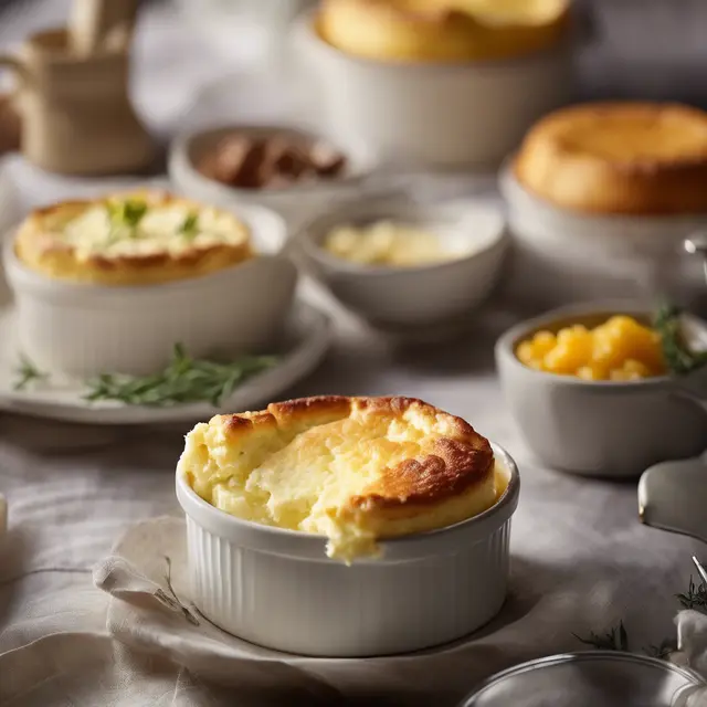 Foto de Individual Cheese Soufflé