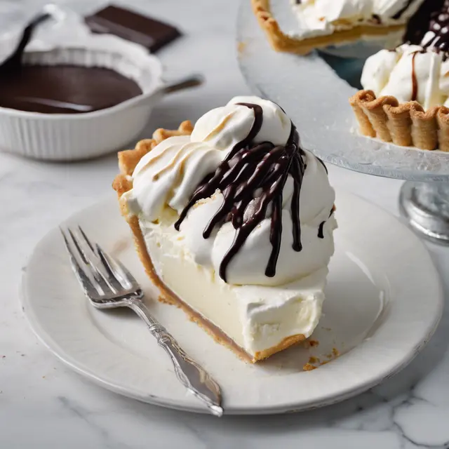 Foto de Sorbet Cream Pie with Whipped Cream