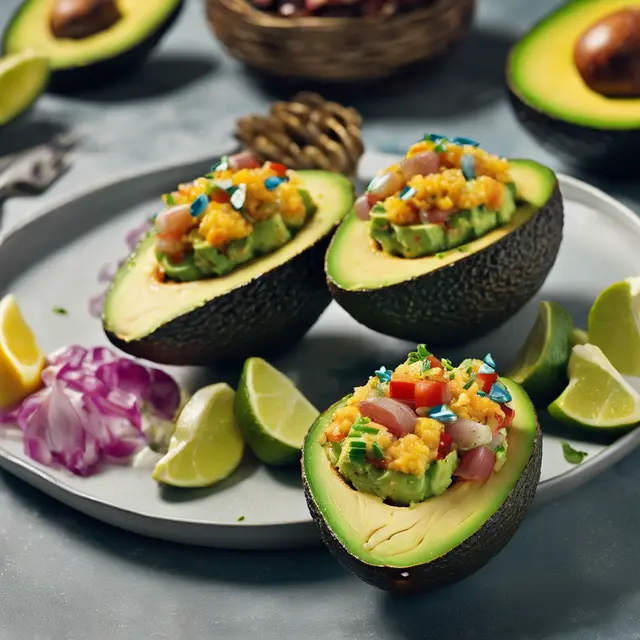 Foto de Stuffed Avocados with Fish