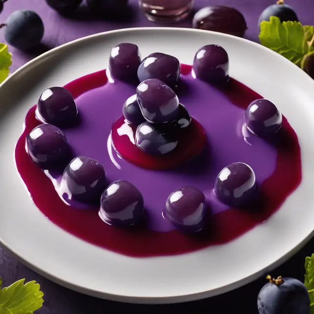 Foto de Concord Grape Panna Cotta