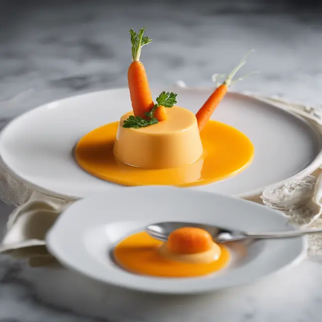 Foto de Carrot and Orange Panna Cotta