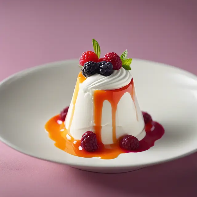 Foto de Ricotta Mousse with Fruit Sauce