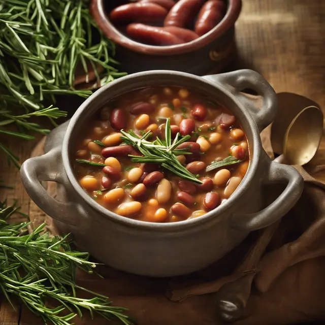 Foto de Home-Style Bean Stew with Rosemary