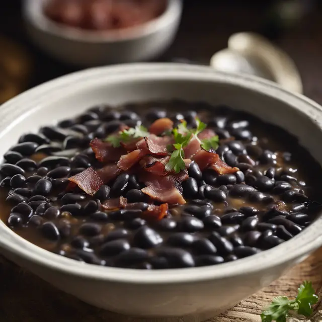 Foto de Black Beans with Bacon