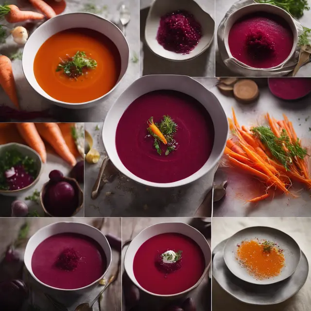 Foto de Beet and Carrot Cold Soup