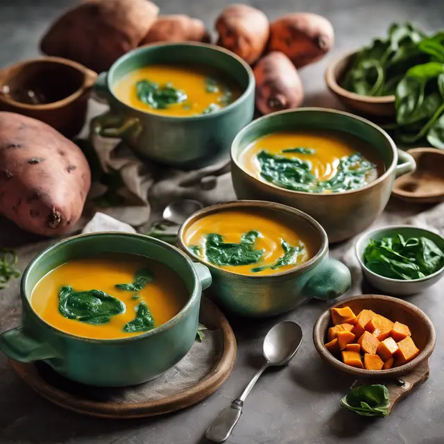 Foto de Sweet Potato and Spinach Soup