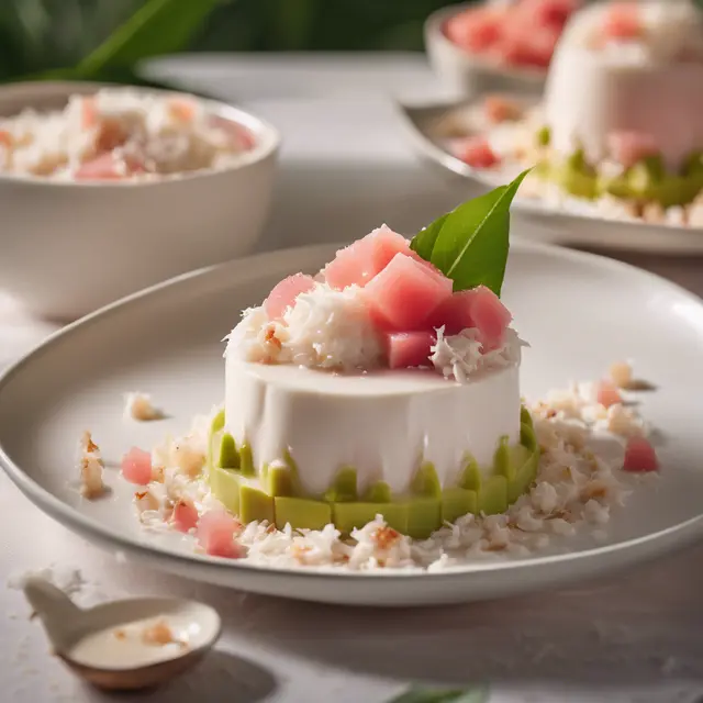 Foto de Coconut and Guava Cream