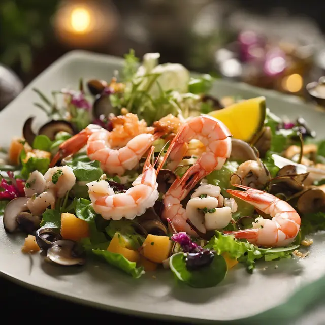 Foto de Prawn and Seafood Salad