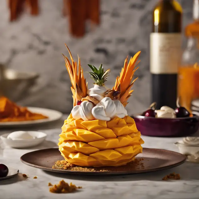 Foto de Pineapple Cream and Sweet Potato Meringue