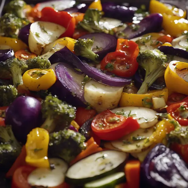 Foto de Mixed Vegetables Roasted in the Oven