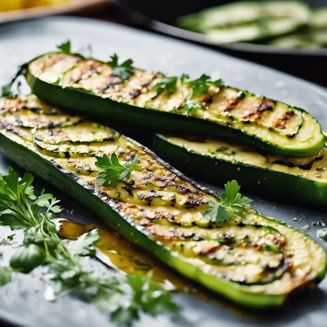 Foto de Grilled Zucchini with Herbs