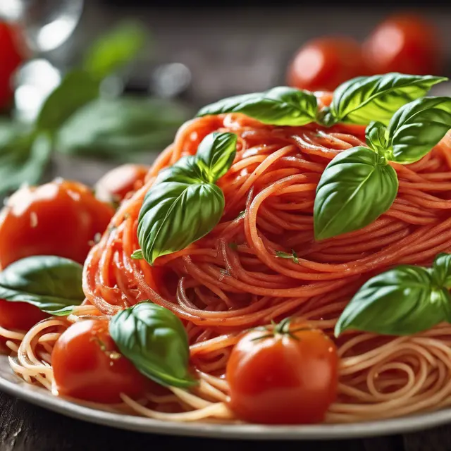 Foto de Tomato and Basil Spaghetti Sauce Recipe