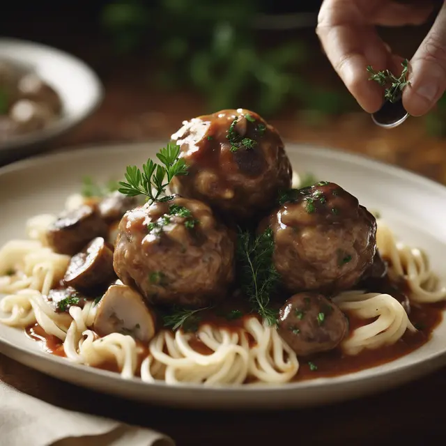 Foto de Meatball with Mushrooms