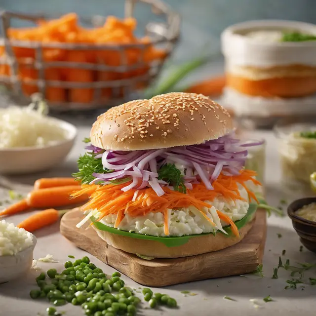 Foto de Carrot and Onion Sandwich