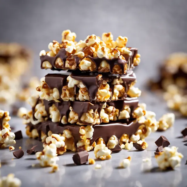 Foto de Popcorn Chocolate Squares