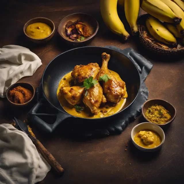 Foto de Chicken with Curry and Banana