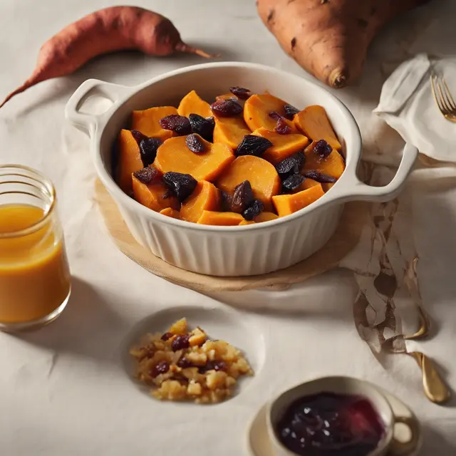 Foto de Sweet Potato with Dried Fruit Casserole