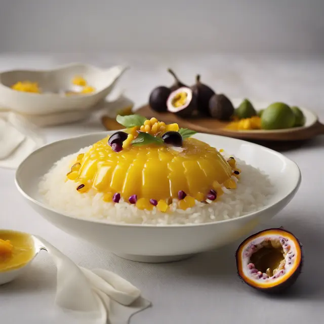 Foto de Sweet Rice with Passion Fruit