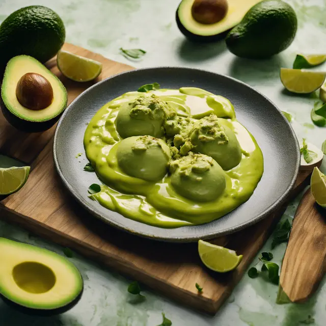 Foto de Avocado with Lime Sauce