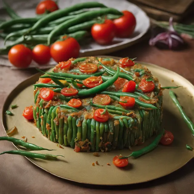 Foto de Green Bean Cake with Tomato