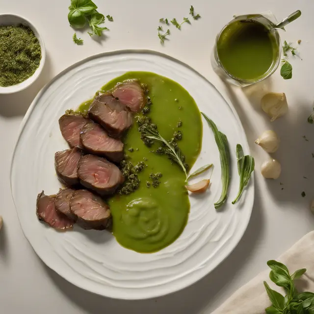 Foto de Tender File Mignon with Oregano and Green Pepper Sauce