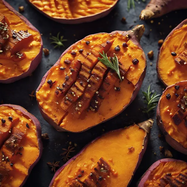 Foto de Grilled Sweet Potato with Honey and Spices