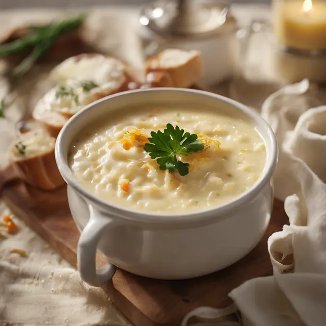 Foto de Creamy Cheese and Onion Soup