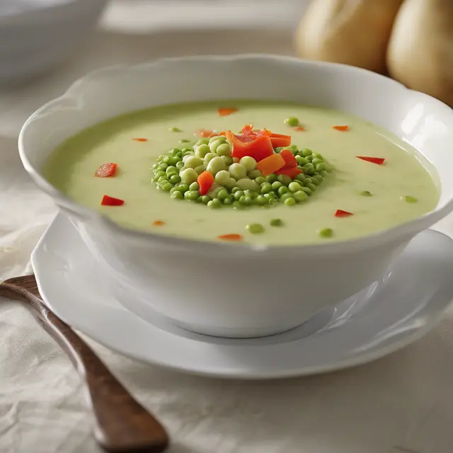 Foto de Cheese and Pea Soup