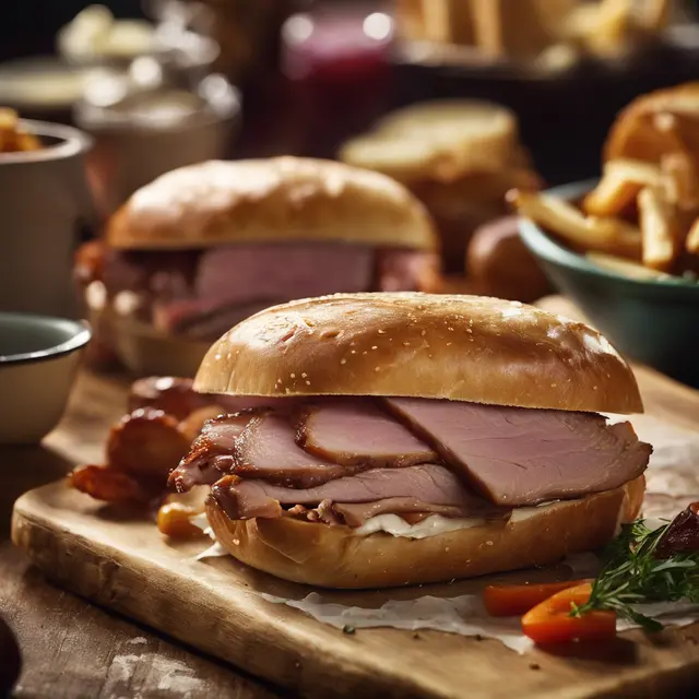 Foto de Pork Rump Roast Sandwich