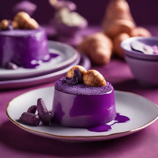 Foto de Sweet Purple Yam Dessert