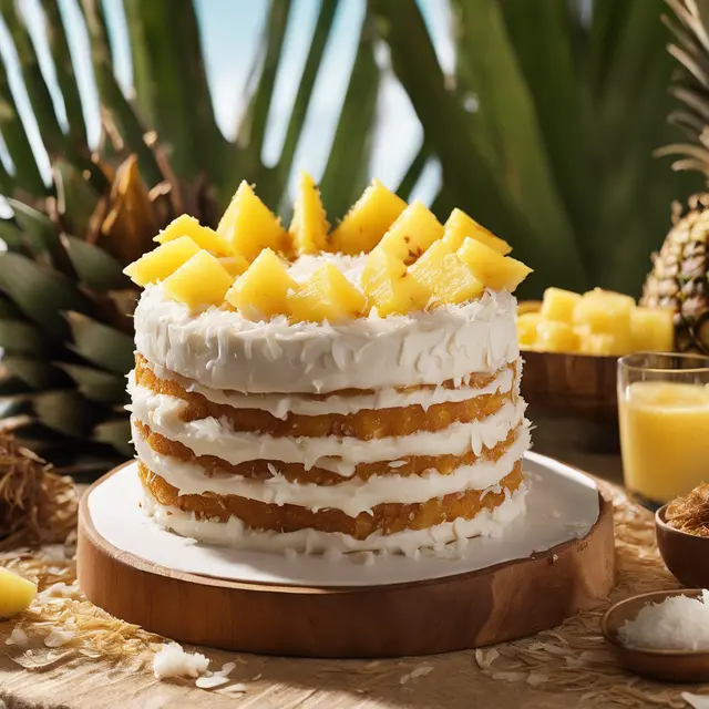 Foto de Pineapple and Coconut Cake