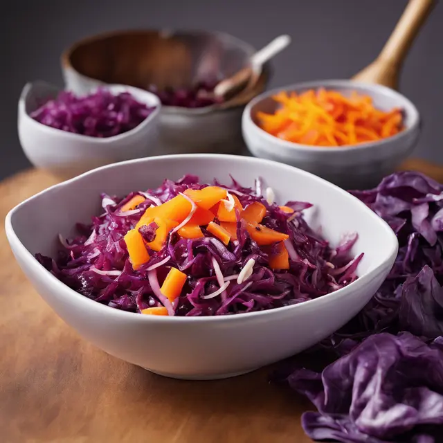 Foto de Red Cabbage Salad with Papaya