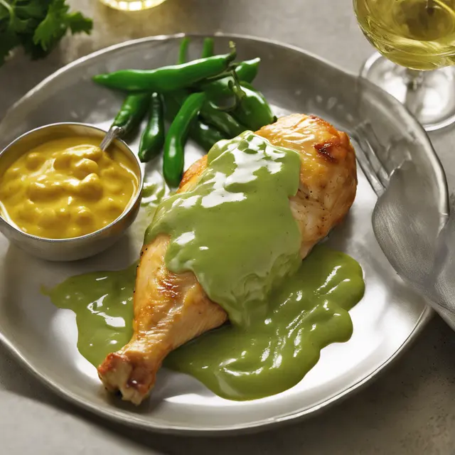 Foto de Chicken Breast with Green Pepper Sauce