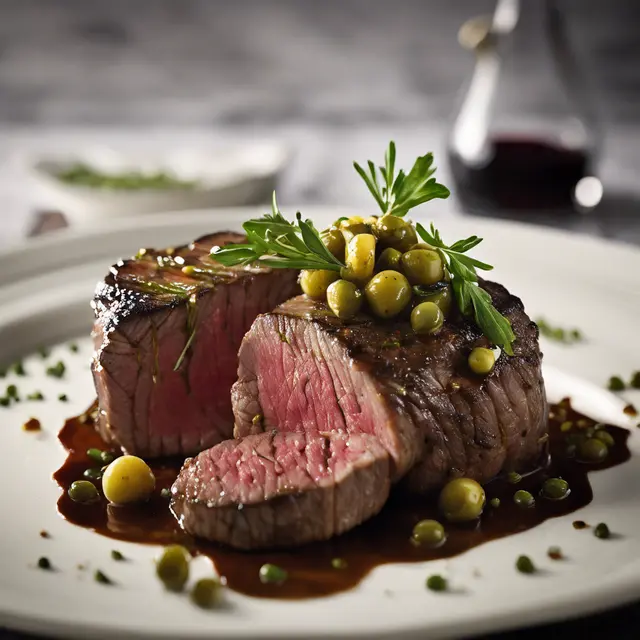 Foto de Tornado Steak with Green Peppercorns