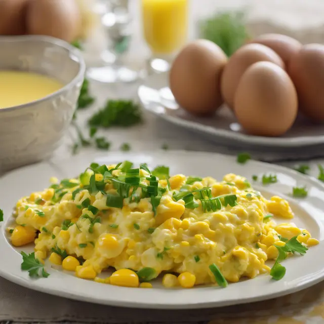 Foto de Eggs Scrambled with Corn