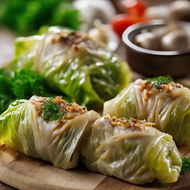 Foto de Stuffed Cabbage Rolls with Chicken