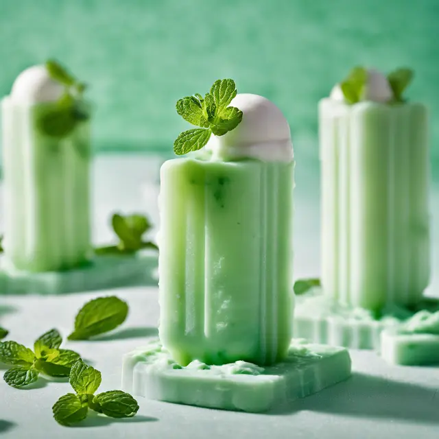 Foto de Mint Yogurt Popsicle