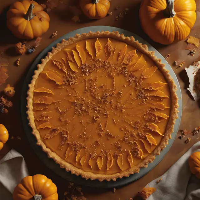 Foto de Pumpkin Tart with Crispy Topping