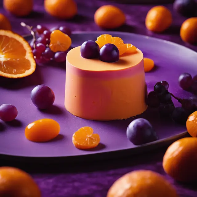 Foto de Tangerine and Grape Mousse