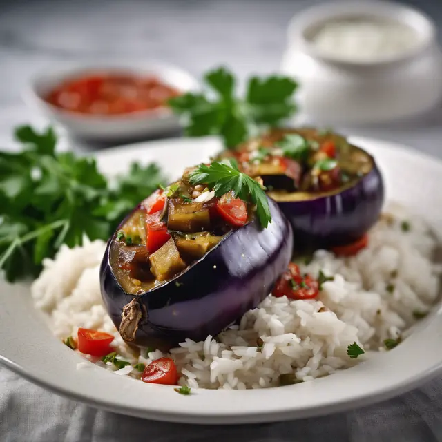 Foto de Eggplant in Turkish Style with Rice