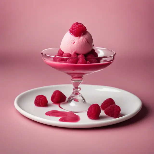 Foto de Raspberry Sorbet with Raspberries