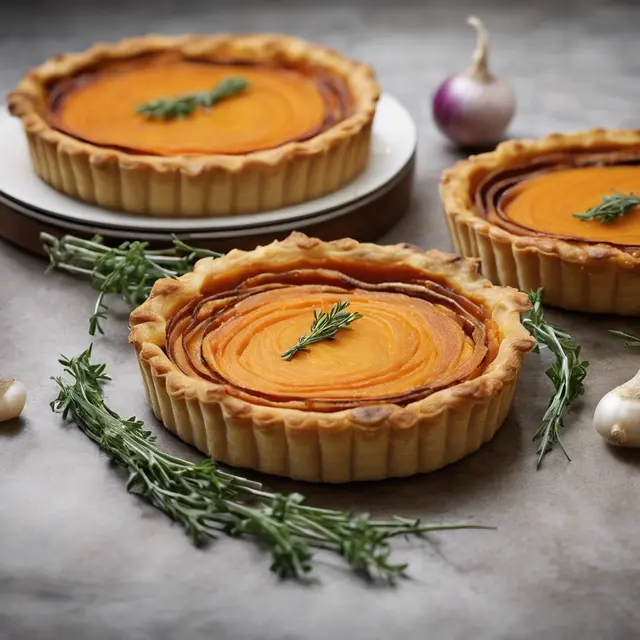 Foto de Sweet Potato and Onion Tart