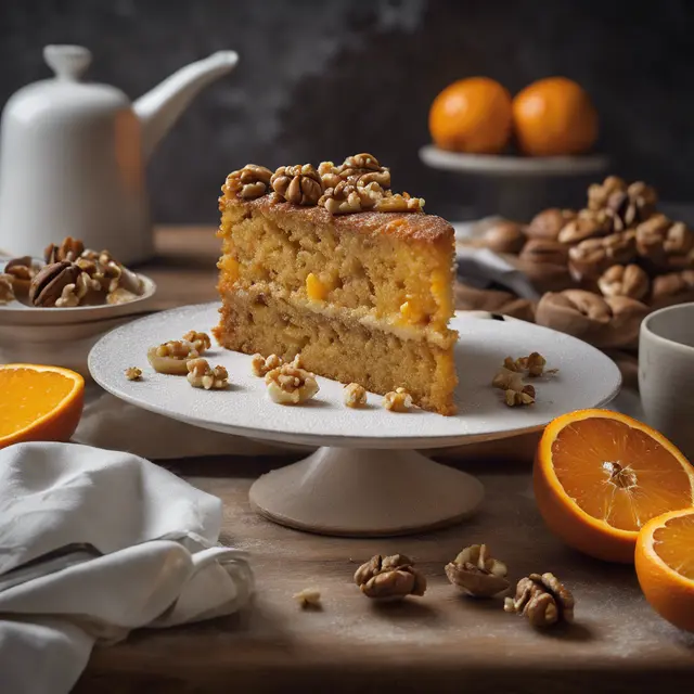 Foto de Orange and Walnut Cake