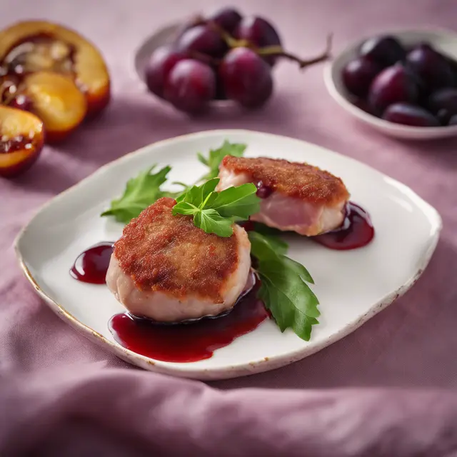 Foto de Pork Cutlet Stuffed with Plum