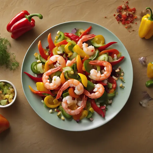 Foto de Pepper and Shrimp Salad