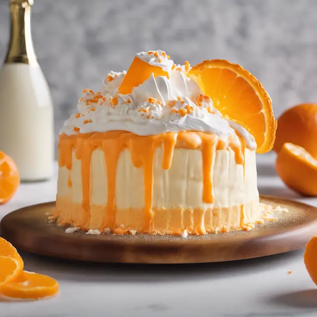 Foto de Orange Creamsicle Charlotte with Liqueur