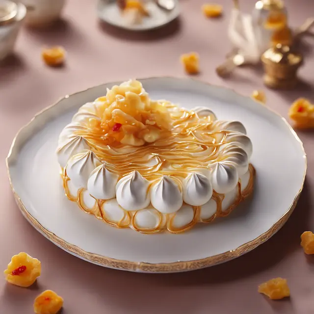 Foto de Crispy Meringue Cake in Chinese Style