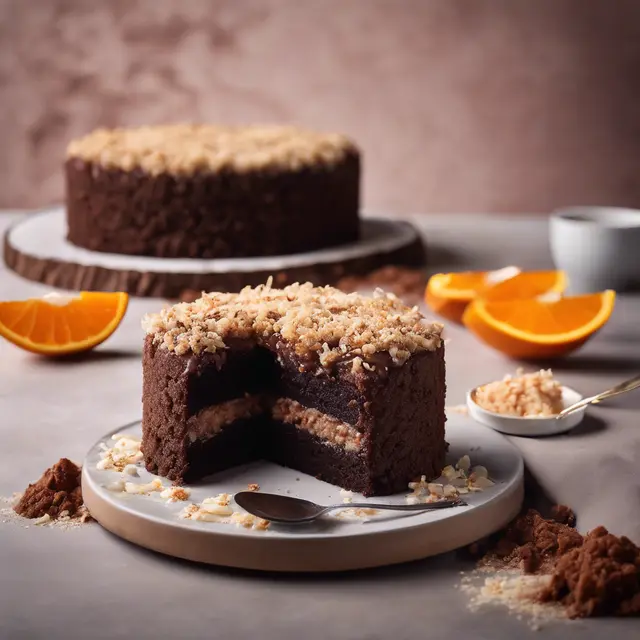 Foto de Cocoa Cake with Coconut Crunch Crumble