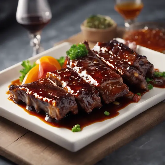 Foto de Pork Ribs with Sweet and Sour Flavor