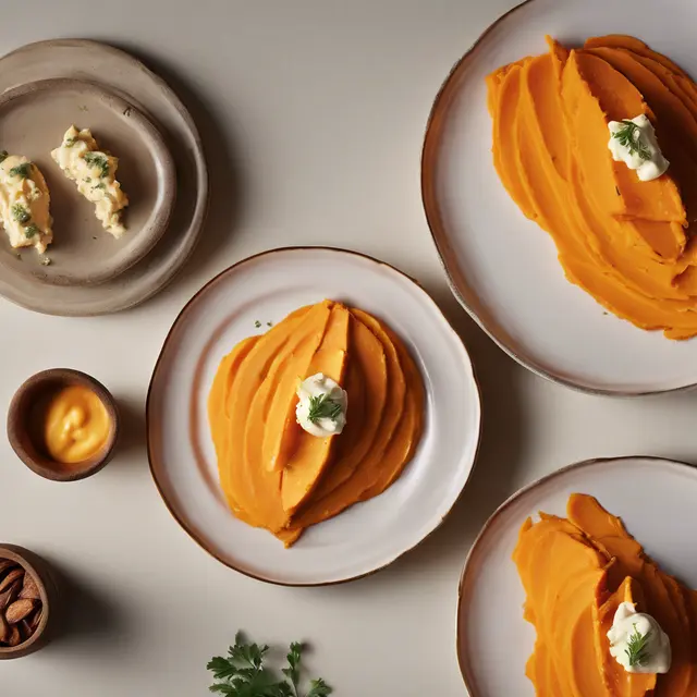 Foto de Mashed Sweet Potato with Cheese Slice